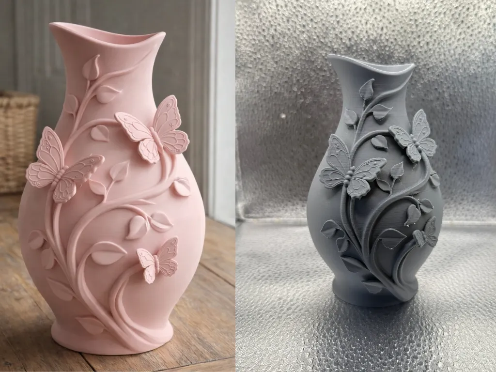 Butterfly Vine Vase