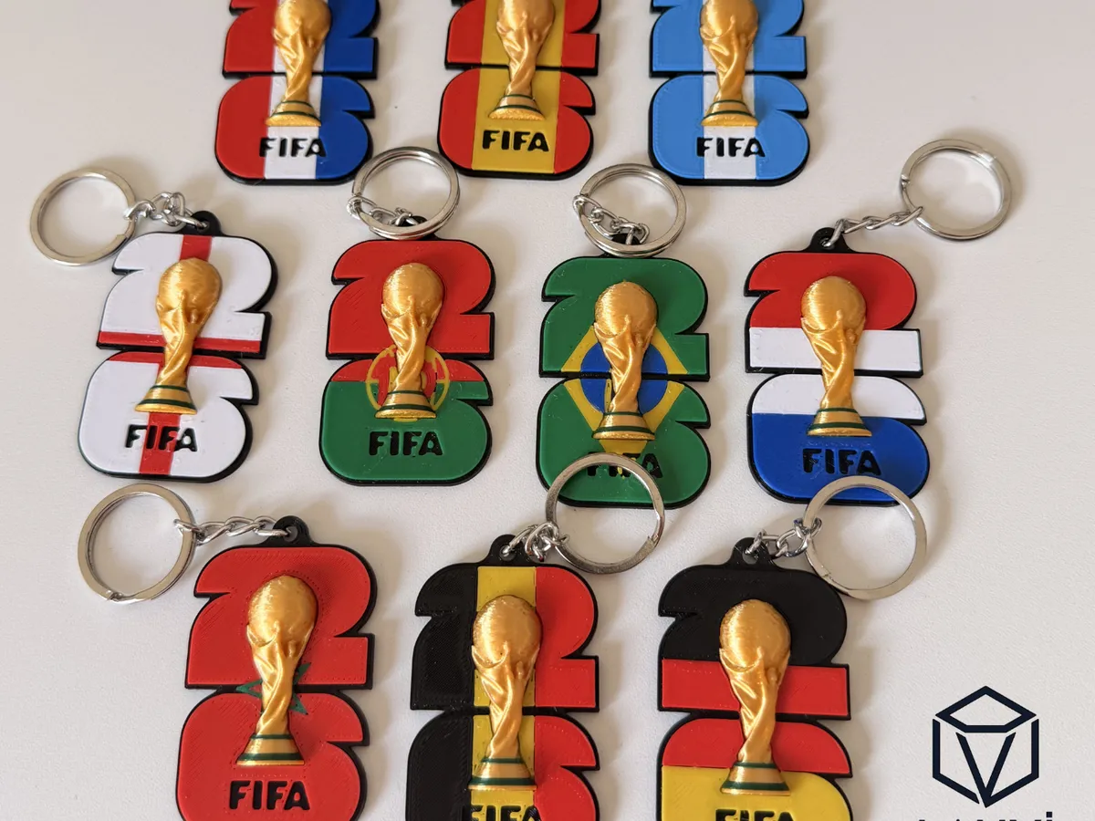 World Cup 2026 Flag Keychains